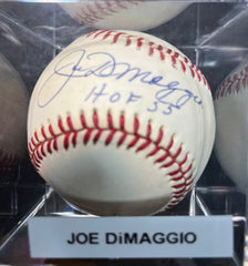Joe DiMaggio HOF Baseball - JSA COA
