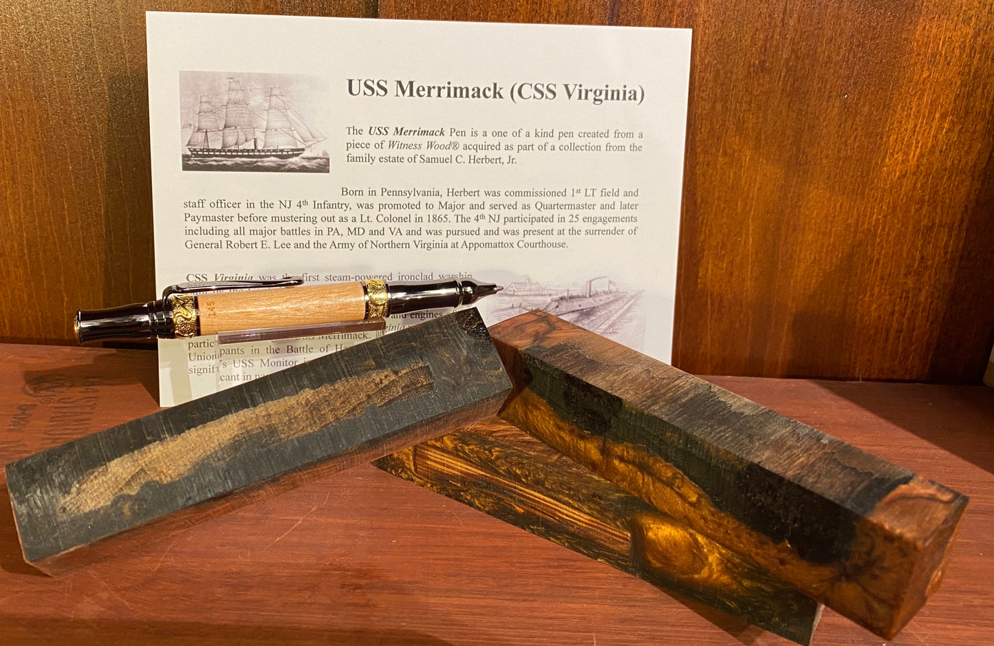 USS Merrimack - CSS Virginia - Nouveau Twist Ballpoint
