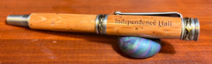 Independence Hall  - HS Elegant II Antique Brass and Pewter Rollerball