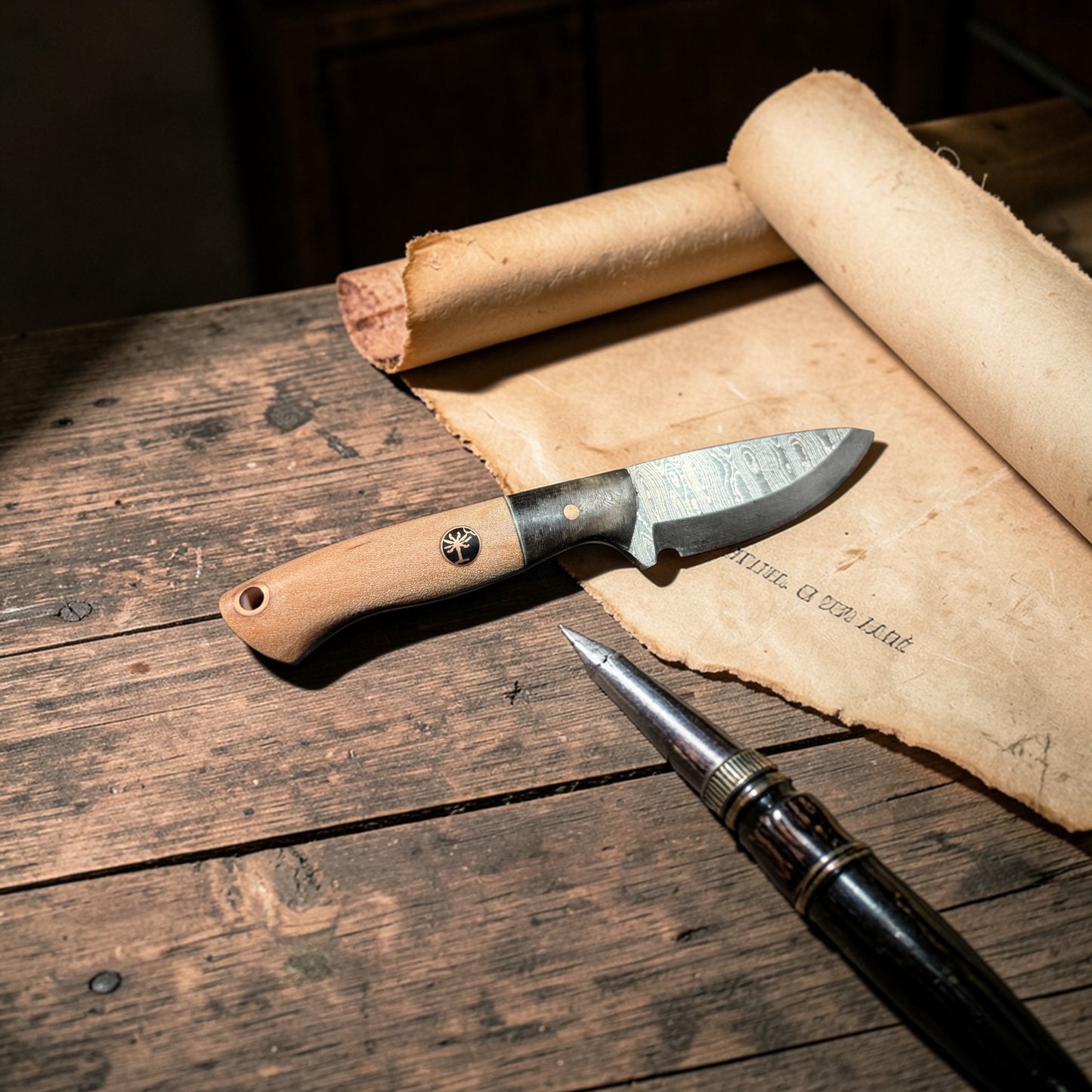 "History You Can Hold" - SENTINEL KNIFE - George Washington Horse Chestnut