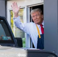 "Trump McDonald Server"