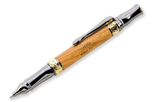 USMA - West Point - Gun Metal and 24K Gold Twist Ballpoint