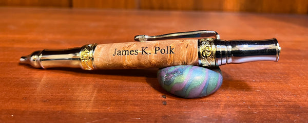James K. Polk - Rhodium Ballpoint