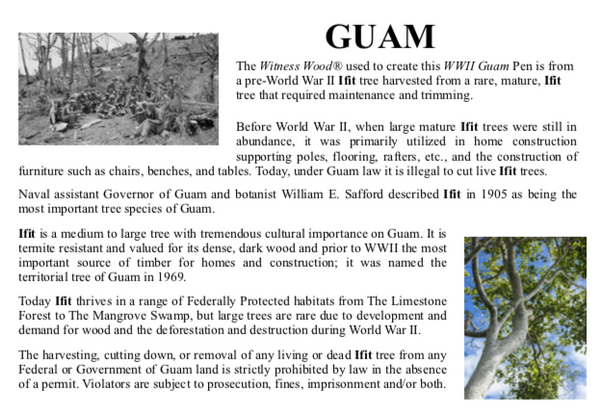 Guam WWII - Nouveau Twist Ballpoint