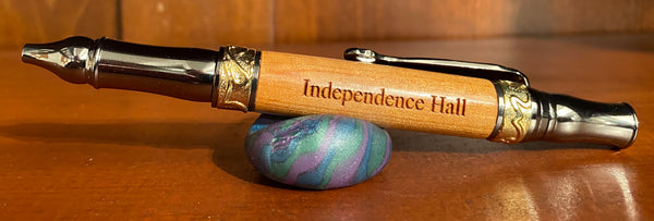 Independence Hall Nouveau Spectre Gun Metal & 24K Twist Ballpoint